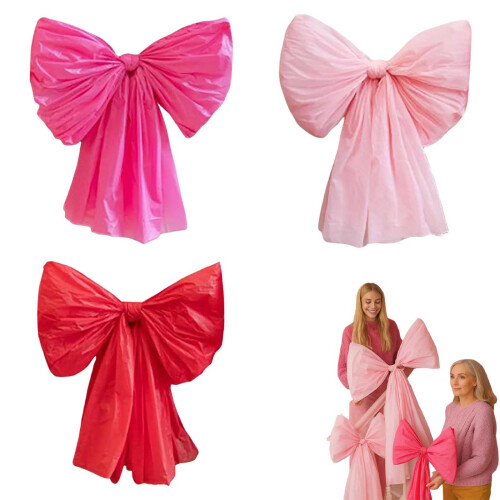 Large Bow Wall Decor 4.5 x 9 ft for Valentine's Day Wedding 2