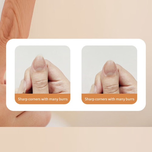 Coupe-ongles électrique à 3 vitesses et rangement pour les déchets. 2