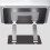 Computer Bracket Notebook Bracket Foldable Metal Heightened Heat Dissipation Bracket Conforms to Ergonomics (Silver) 4