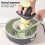 Stainless Steel Vegetable Chopper with Drain Function, BPA-Free, Easy Clean – Compatible with All Kitchen Use 4