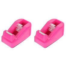 2Pièces Organisateur Ruban Adhésif Rose Portable Et Robuste