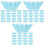300Pièces Liners Cupcakes Bleu Ciel Jetables Pour Desserts Et Gâteaux 1