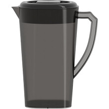 80oz Plastic Pitcher with Lid - BPA-Free Cold Drink Dispenser for Iced Tea, Lemonade & Beverages | with Measurement Markings & Adjustable Spout