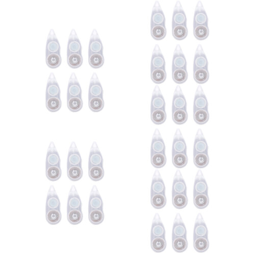 30Pièces Rubans Correcteurs Pratiques Transparent Pour Usage Scolaire