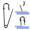 Black Large Safety Pins 30 Pcs 3