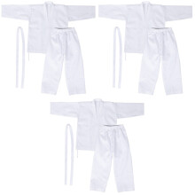 3Ensembles Costume De Karaté Adulte , Tenue Élastique Et Durable