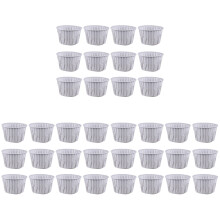 150Pièces Emballages Gris Pour Cupcakes Et Gourmandises