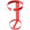 Fire Extinguisher Hanger Red Iron Wall Mounted 1 Pack 8