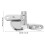 Hinge Toilet Replacement. Solid Wood Zinc Alloy Seat 3