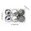 Christmas Balls Navy Blue Shatterproof 6 Pcs 2