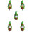 5Pièces Panneaux De Jardin St Patrick Multicolores Résistants 1