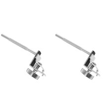 2Pièces Support De Cloche À Vache Argenté Extension Pour Batterie