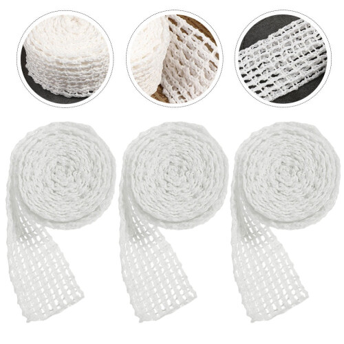 Meat Netting Tube Beef Netting Roll White 3Pcs