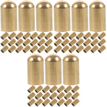 90St Multic Functionele Metalen Rope End Caps Goud Voor Accessoires