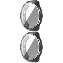 2St Praktische Full Screen Watch Cover Voor , Zwarte Bescherming