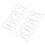 30Pcs Bone Shape Plastic Covered Wire Fancy Paper Clips, MultiPurpose Bookmarks 8