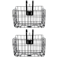 2Pièces Panier Noir, Suspendu, Rapide À Fixer