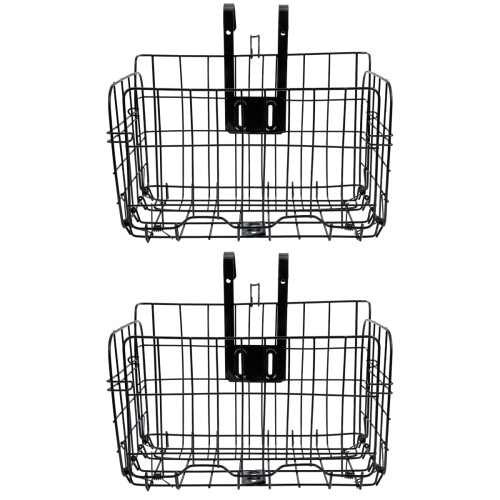 2Pièces Panier Noir, Suspendu, Rapide À Fixer