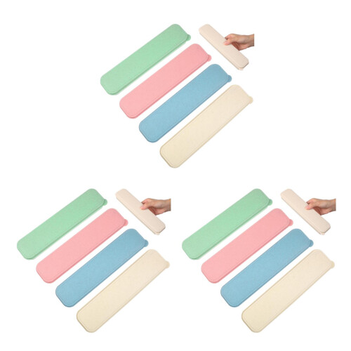 12Pièces Coffret Ustensiles Décor Simple Portable Couleurs