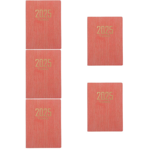 5 Pieces Notebooks Electronic Agenda Work Shopping 2