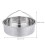 Strainer,Steamer Basket Stainless Steaming Rack Kitchen Mesh Steamer 3