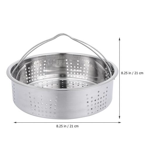 Strainer,Steamer Basket Stainless Steaming Rack Kitchen Mesh Steamer 2