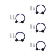 5Ensembles Kit De Nettoyage Pour Trompette Et Saxophone Brosse Durable