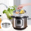 Strainer,Steamer Basket Stainless Steaming Rack Kitchen Mesh Steamer 6