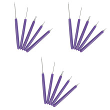 15Pièces Stylos Papier Pour DIY Violet, Outils Yan À Pointe Céramique