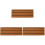 3Pièces Tapis Marches Escalier Rv Marron Accessoires Durables 1