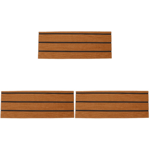 3Pièces Tapis Marches Escalier Rv Marron Accessoires Durables