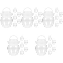 30St Transparante Plastic Pickle Jar Airtight Fermenteren Voor Keuken