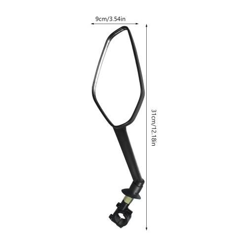 Electric Bike Handlebar Mirrors ABS Black 1 Set 1