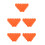 100Pièces Capuchons Protection Écrous Roues Silicone Orange Durable 1