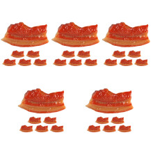 30Pièces Ornements Faux Viande En Résine Couleurs Assorties Décoration