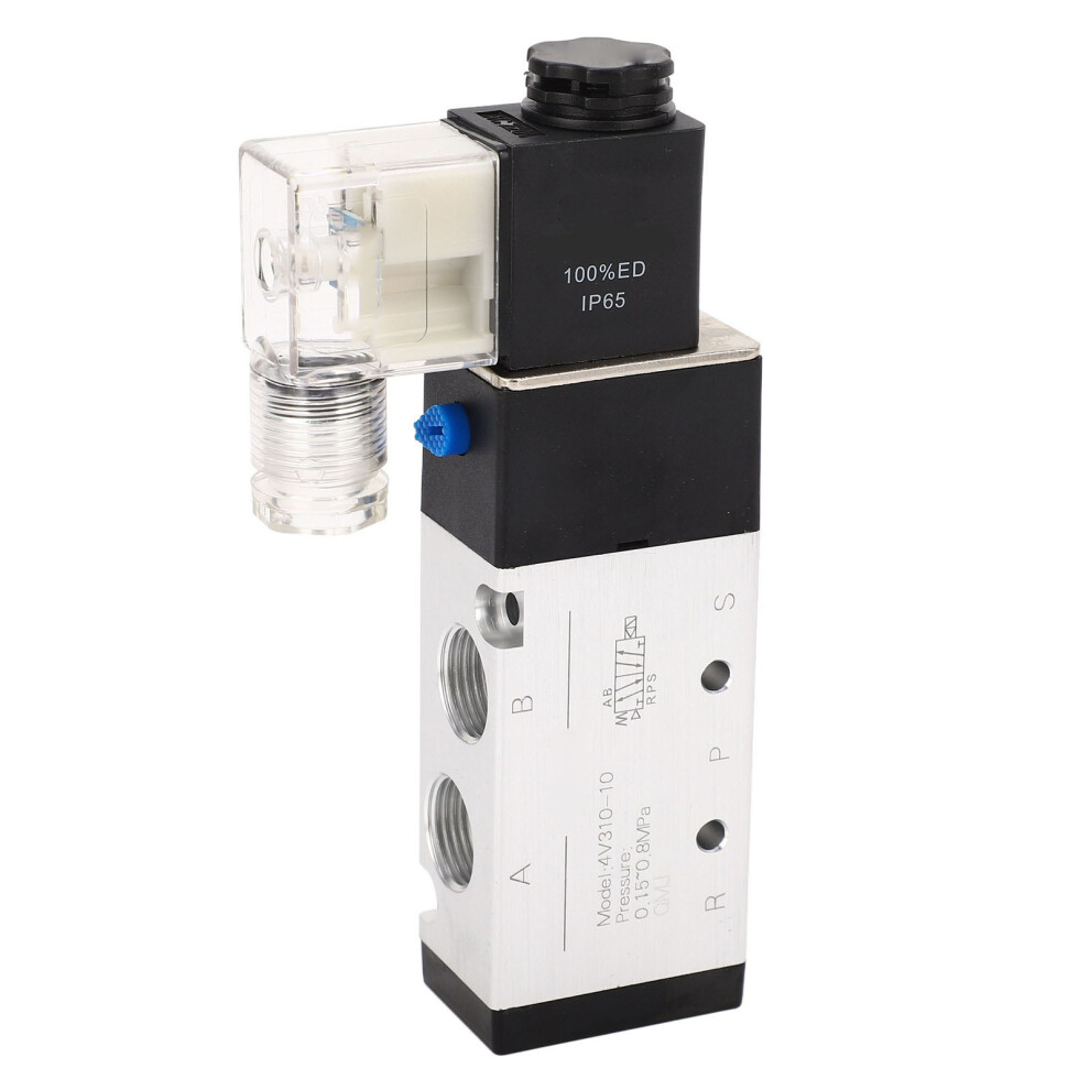 Aluminum Alloy 5-Way 2-Position Pneumatic Solenoid Valve Dc12v 5001389808756