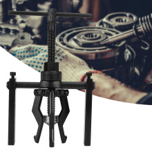 Three Jaw Bearing Puller Gear Extractor, 220mm Carbon Steel Black