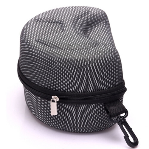 Grey EVA Glasses Case Large Sunglasses Shockproof Zipper 1