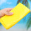 Inflatable Swimming Pool Noodles,Yellow,4 Piece 4