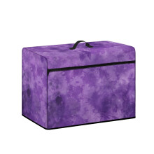 Purple Tie-Dye Sewing Machine Protective Sleeve Cover with Carry Handle & Zipper Access Protective Machine Washable Home Uses