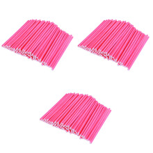 300St Duurzame Papieren Cake Sticks Roze Voor Maken