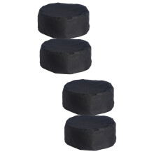 4St Zwarte Mesh Chef Cap Met Verstelbare Band Professionele