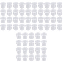 150St Plastic Portie Bekers Met Transparant Voor Sauzen En Ijs