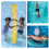 Inflatable Swimming Pool Noodles,Yellow,4 Piece 6