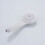 White Handheld Shower Head ABS Pressurized 1-Pack 2