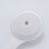 Simple White Handheld Shower Head Abs Pressurized Water-Saving Cold And Hot 3