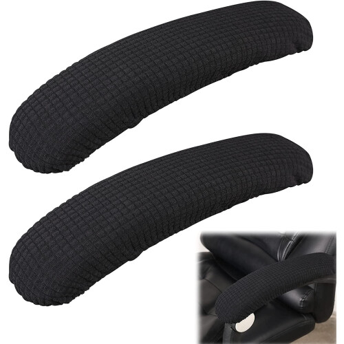 4PCS Dust Resistant Elastic Armrest Protectors for Computer Chairs Soft Fit