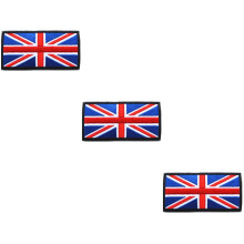 3St Kleurige Britse Borduurpatches Cartoon Stijl Voor Kleding