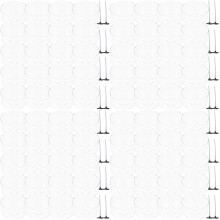 4Sets Duurzame Transparante Kaarsenbakken Voor DIY Creaties