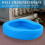 Hospital Bedpan Plastic Blue 1 Pack 3